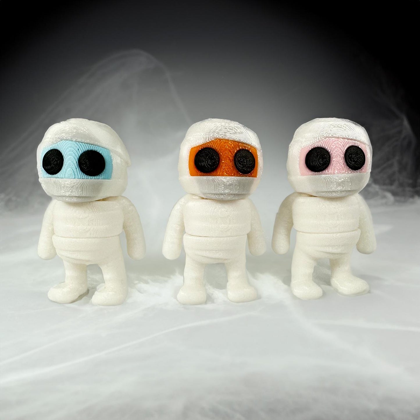 Articulating Cutie-Sized Mummy Figurine – A Halloween Favorite! Gift Decor Spooky