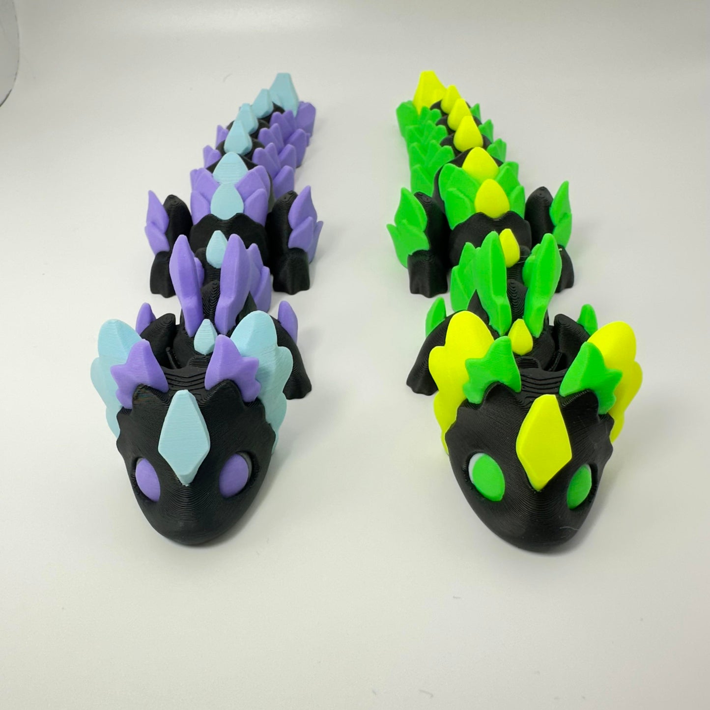 Baby RubiKuro Dragon -3D Printed Articulating Figurine
