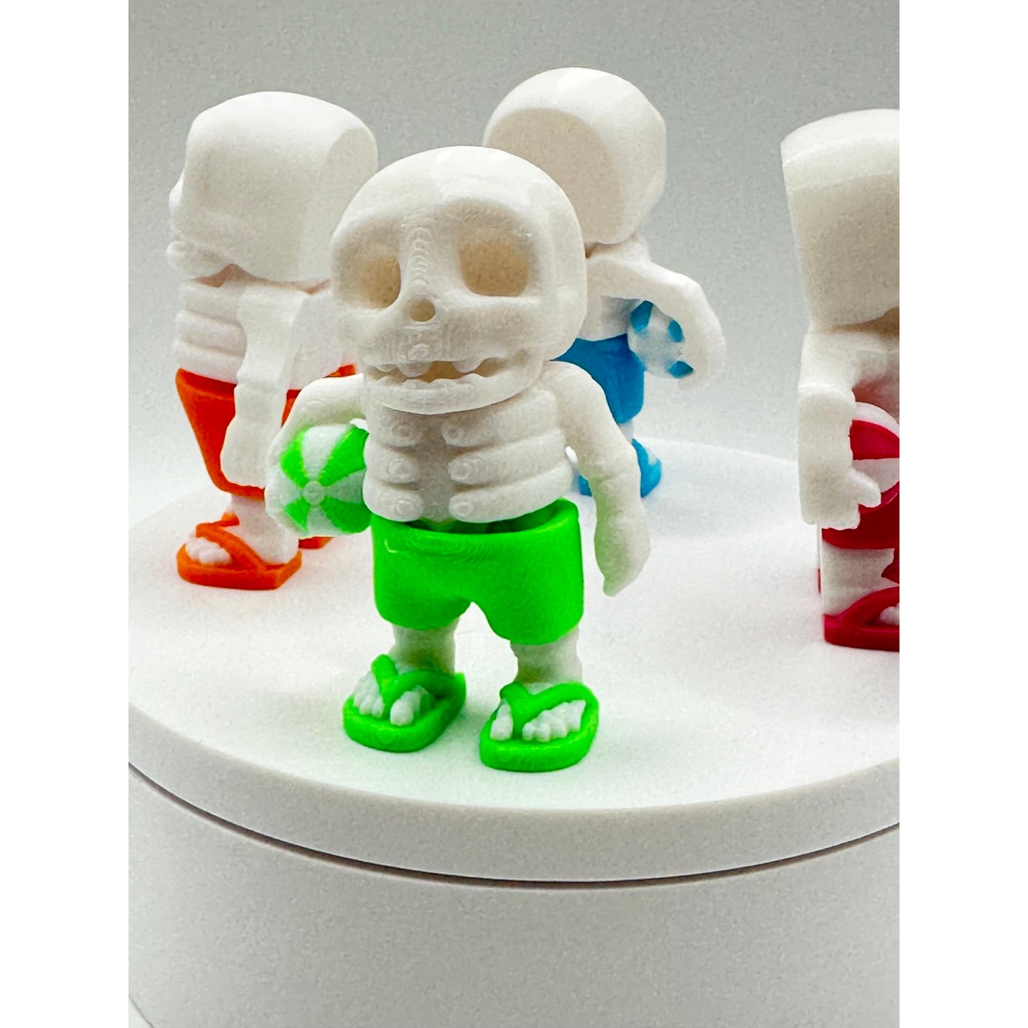 Summertime Skeleton 3D Printed Articulating Figure