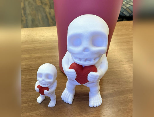 Heart Skeleton 3D Printed Articulating Figure