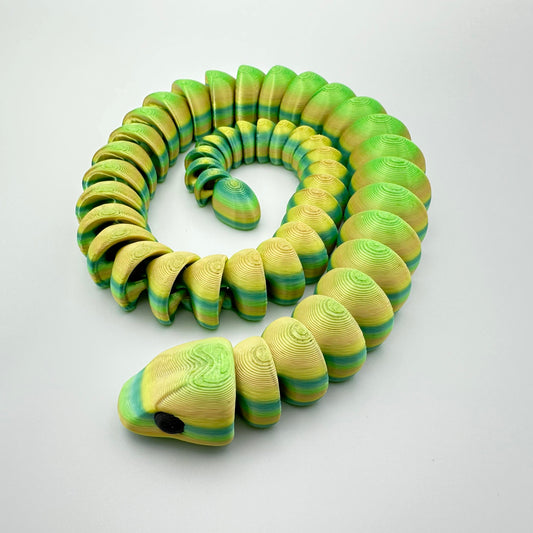 Jumbo Snakes Collection - Xtra Large Versions of our Best Selling 3D Printed Articulating Snakes