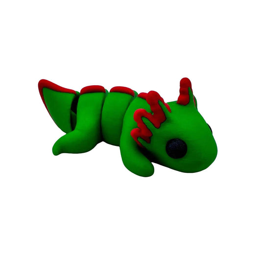 Axolotl 3D Printed Articulating Fidget Figurine