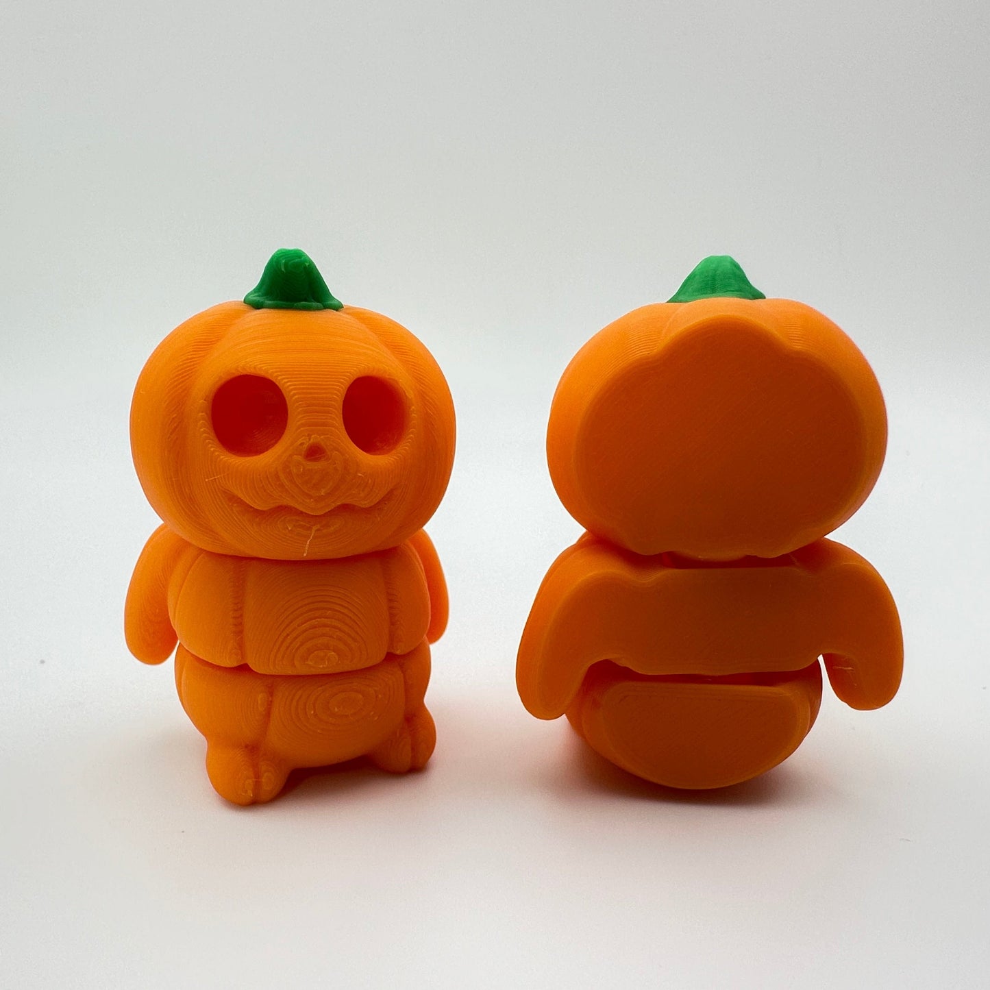 Adorable 3D Printed Baby Pumpkin Head Figurine Decor Halloween