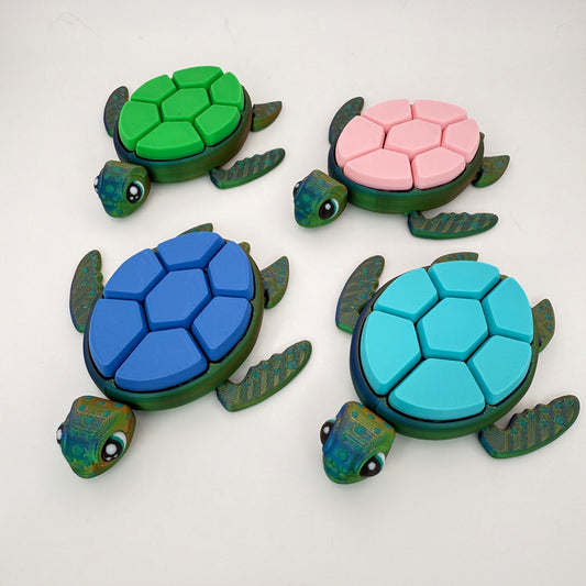 Sea Turtle Multi-Clicker – Fidget Fun Meets Functionality!