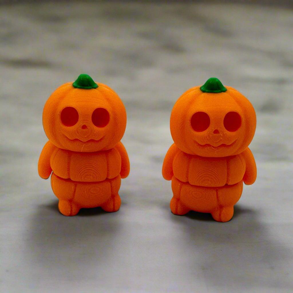 Adorable 3D Printed Baby Pumpkin Head Figurine Decor Halloween