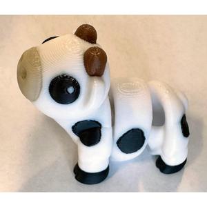 Adorable Cow Articulating 3D Printed Figurine