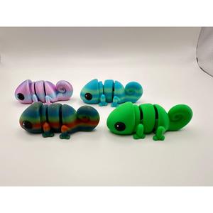 Baby Chameleons 3D Printed Fidget Figurines