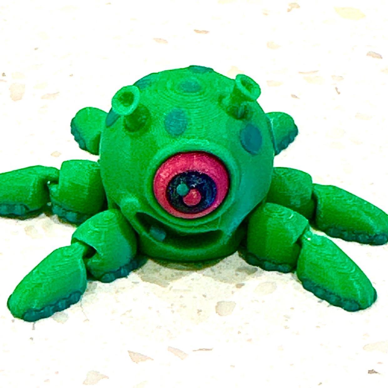 3D Printed Crazy Alien Spinning Pencil Topper