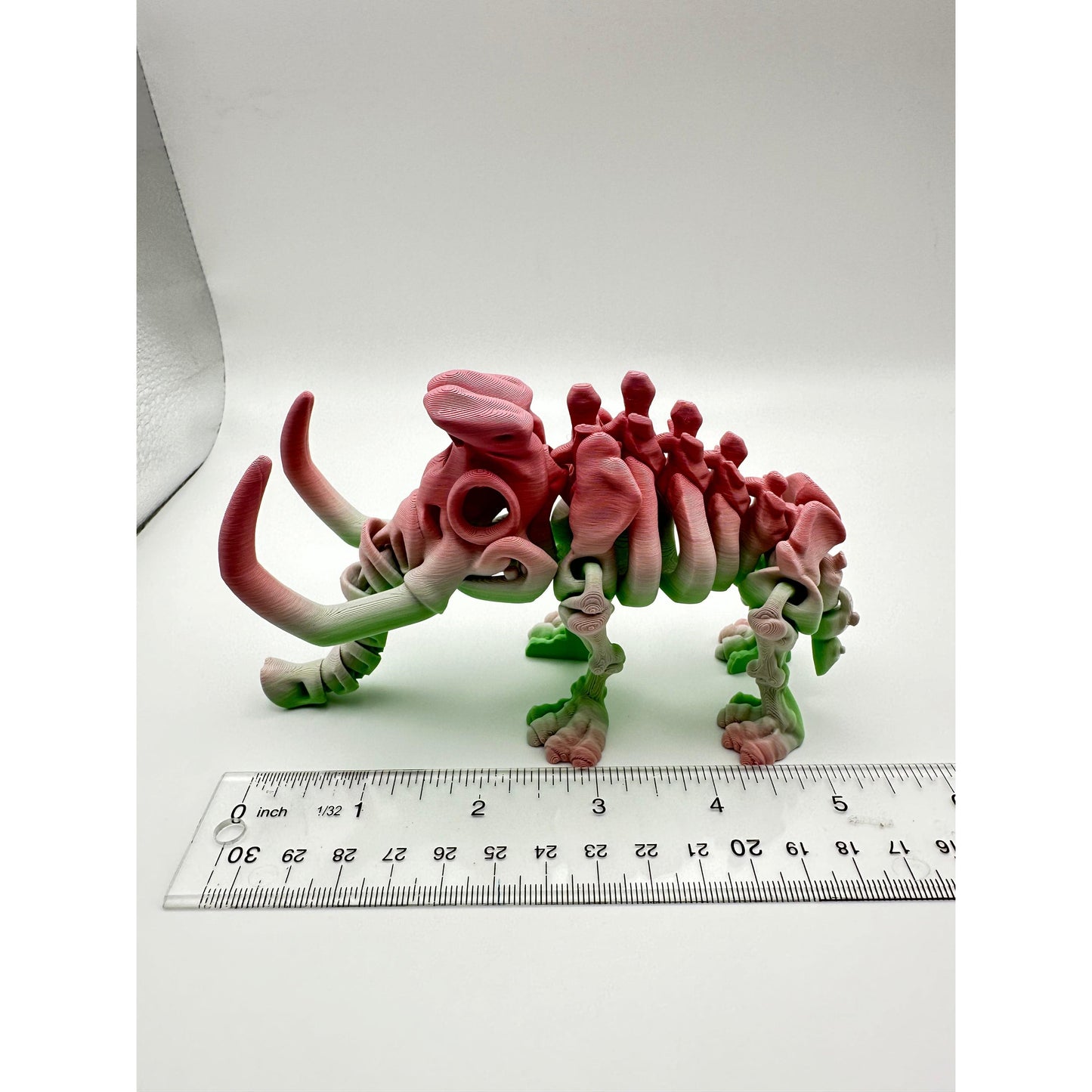 3D Printed Flexi Skeleton Woolly Mammoth