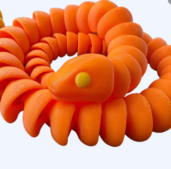 Little Snake - 8" 3D Printed Articulating Figure