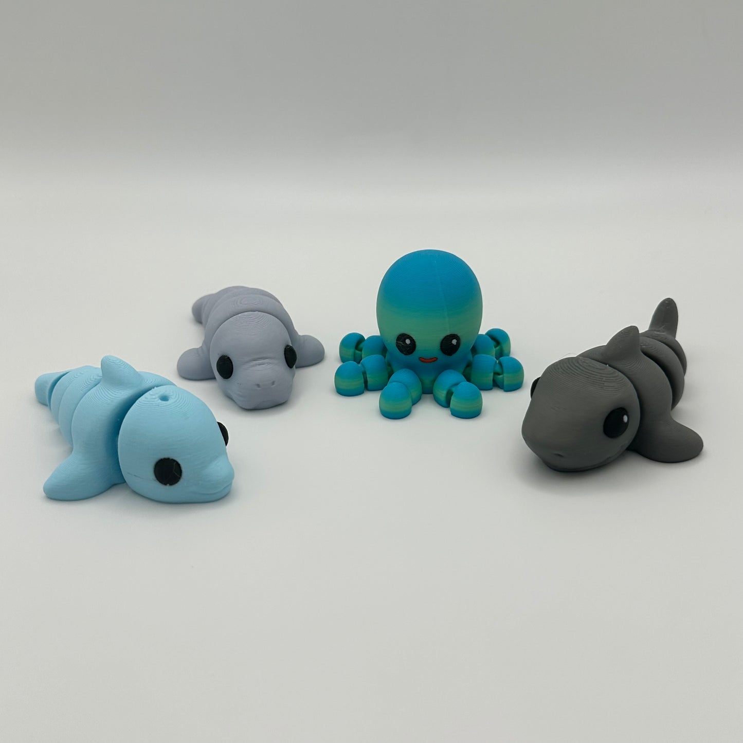 Ocean Adventures Multi-Pack: 3D Printed Fidget Figurines