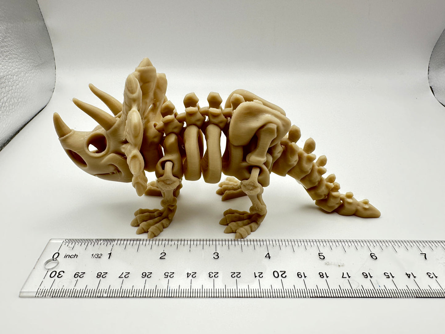 3D Printed Flexi Skeleton Triceratops