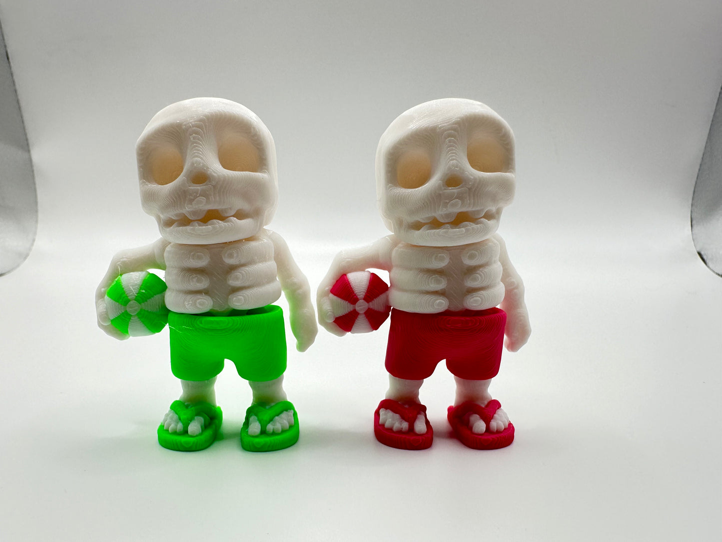 Summertime Skeleton 3D Printed Articulating Figure