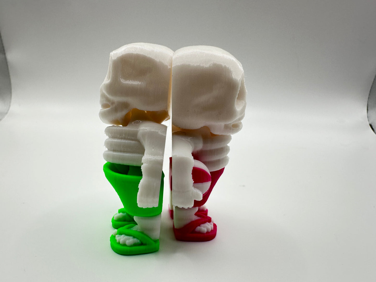 Summertime Skeleton 3D Printed Articulating Figure