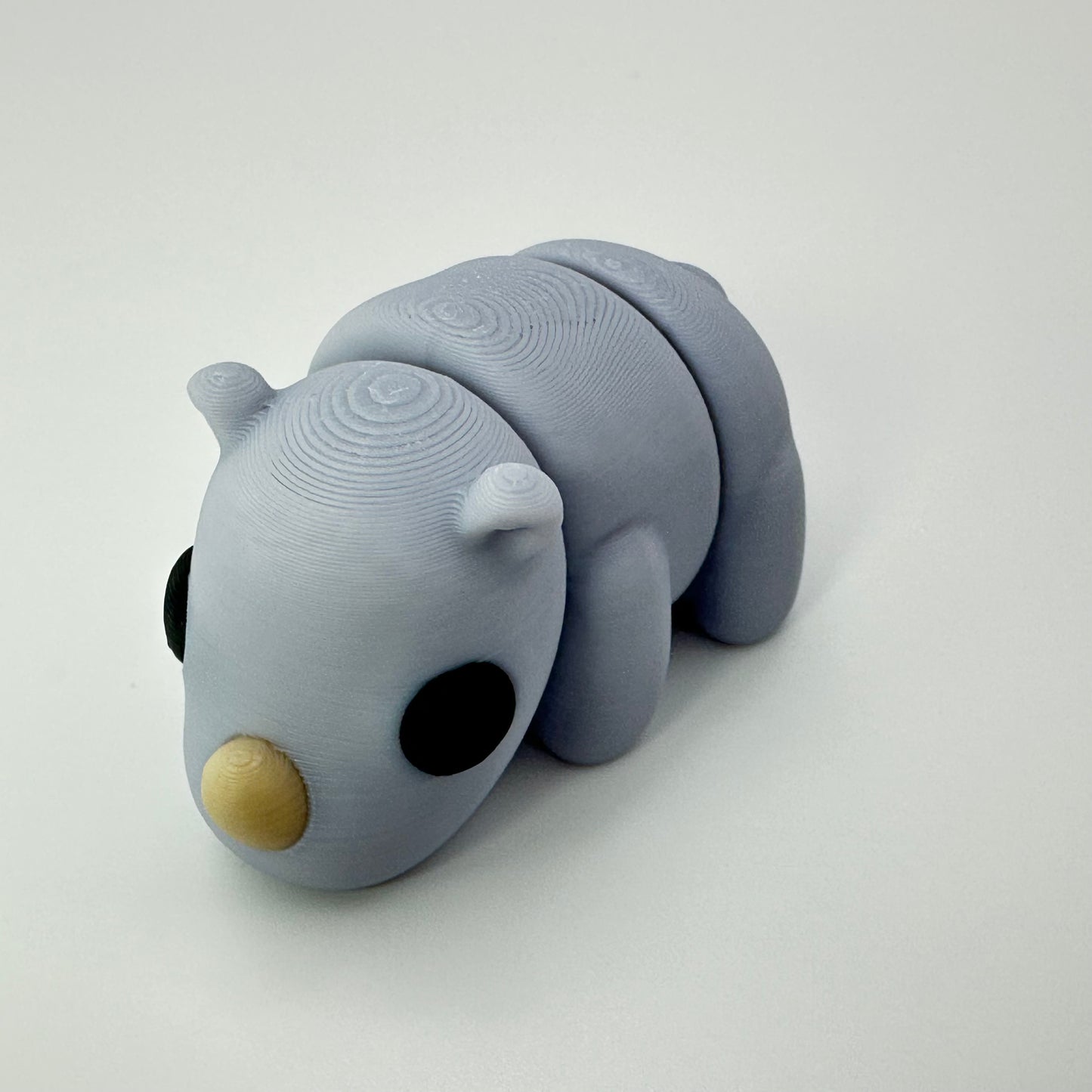 Adorable 3D Printed Cutie Baby Rhino Figurine!