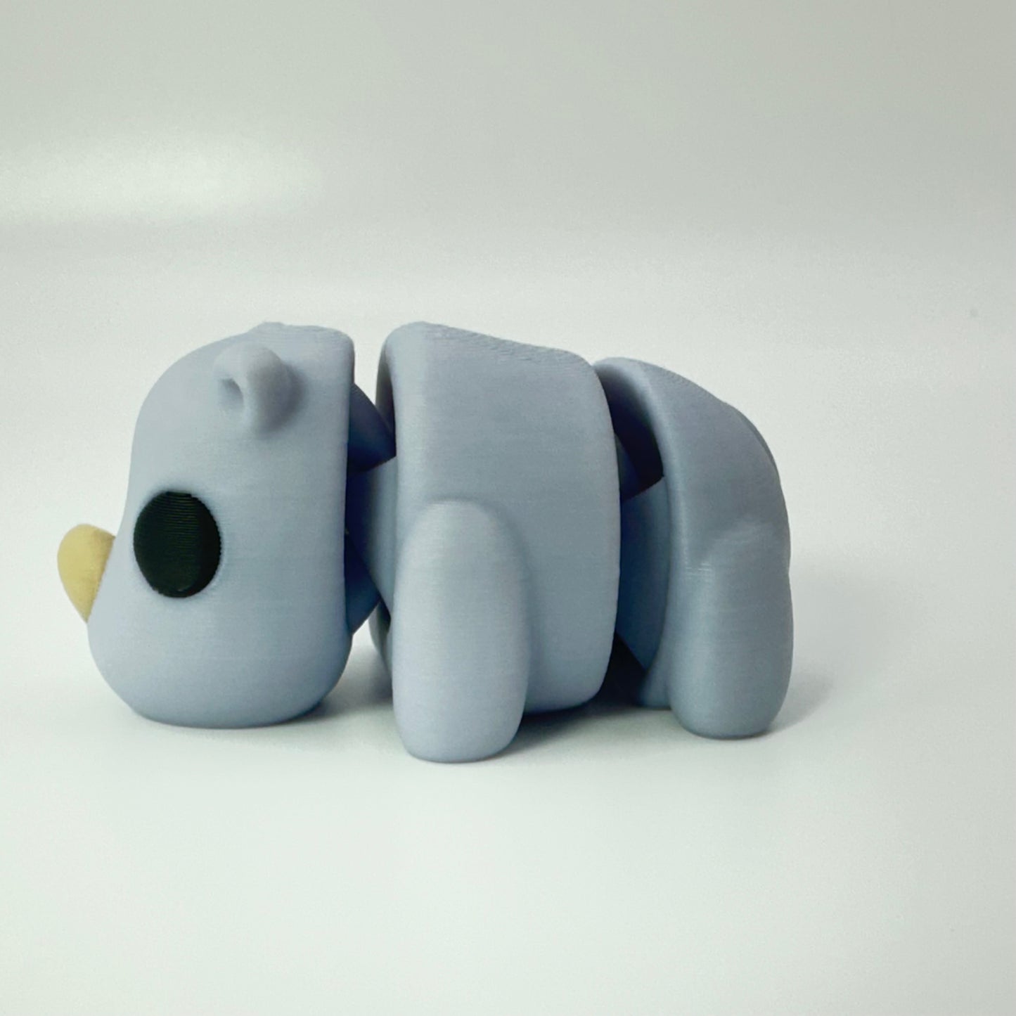 Adorable 3D Printed Cutie Baby Rhino Figurine!