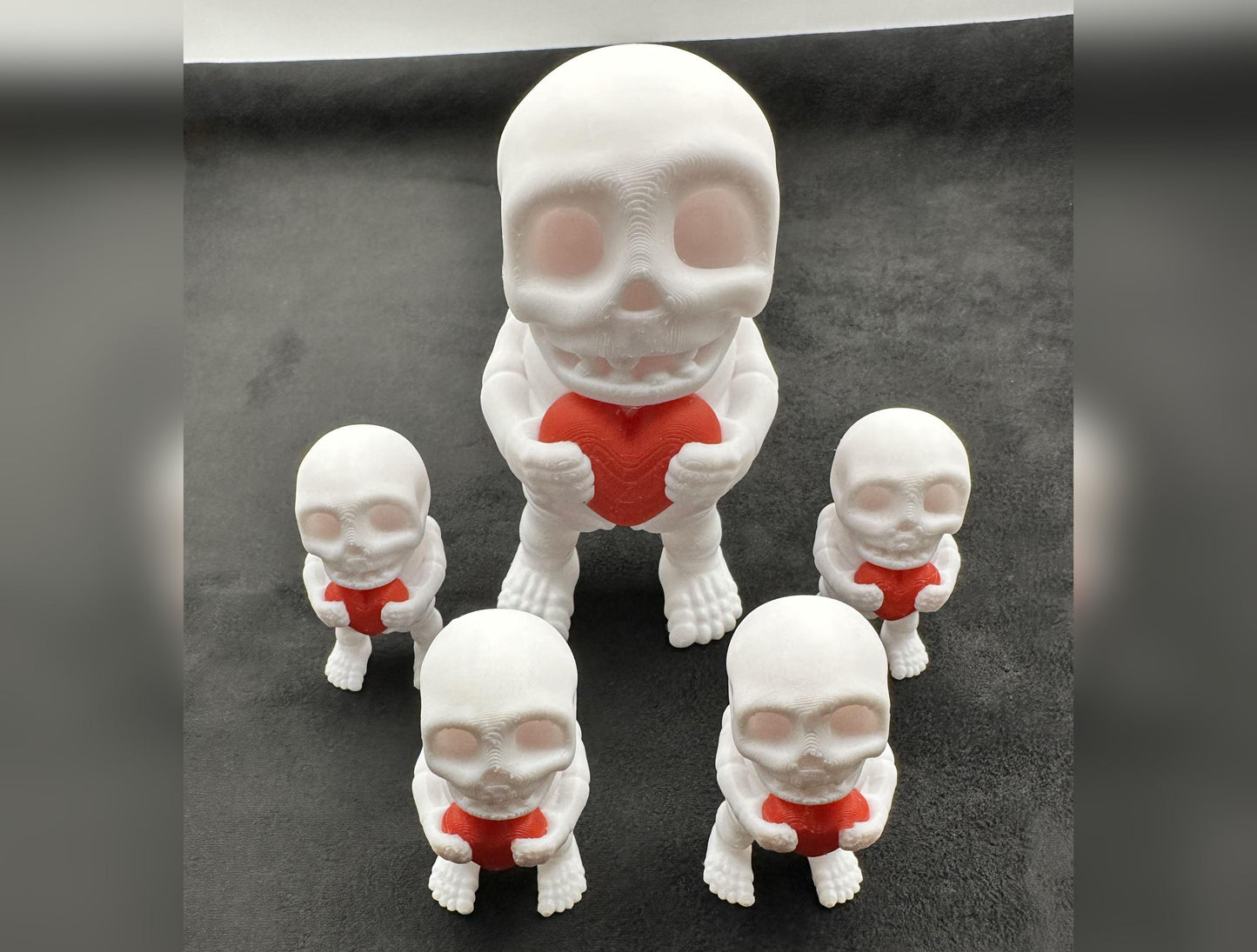 Heart Skeleton 3D Printed Articulating Figure