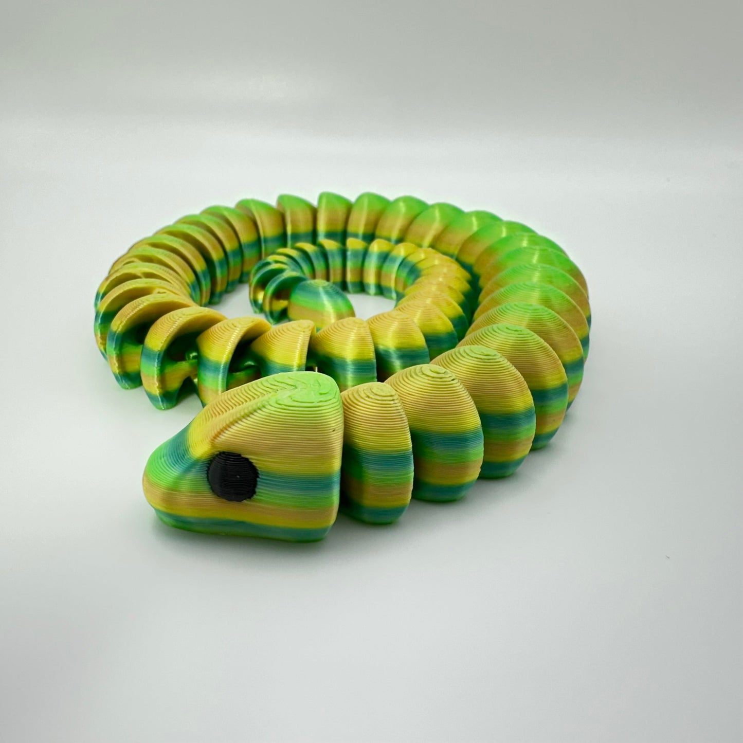 Snake - 18" 3D Printed Articulating Cute Figurine Decor Ornaments