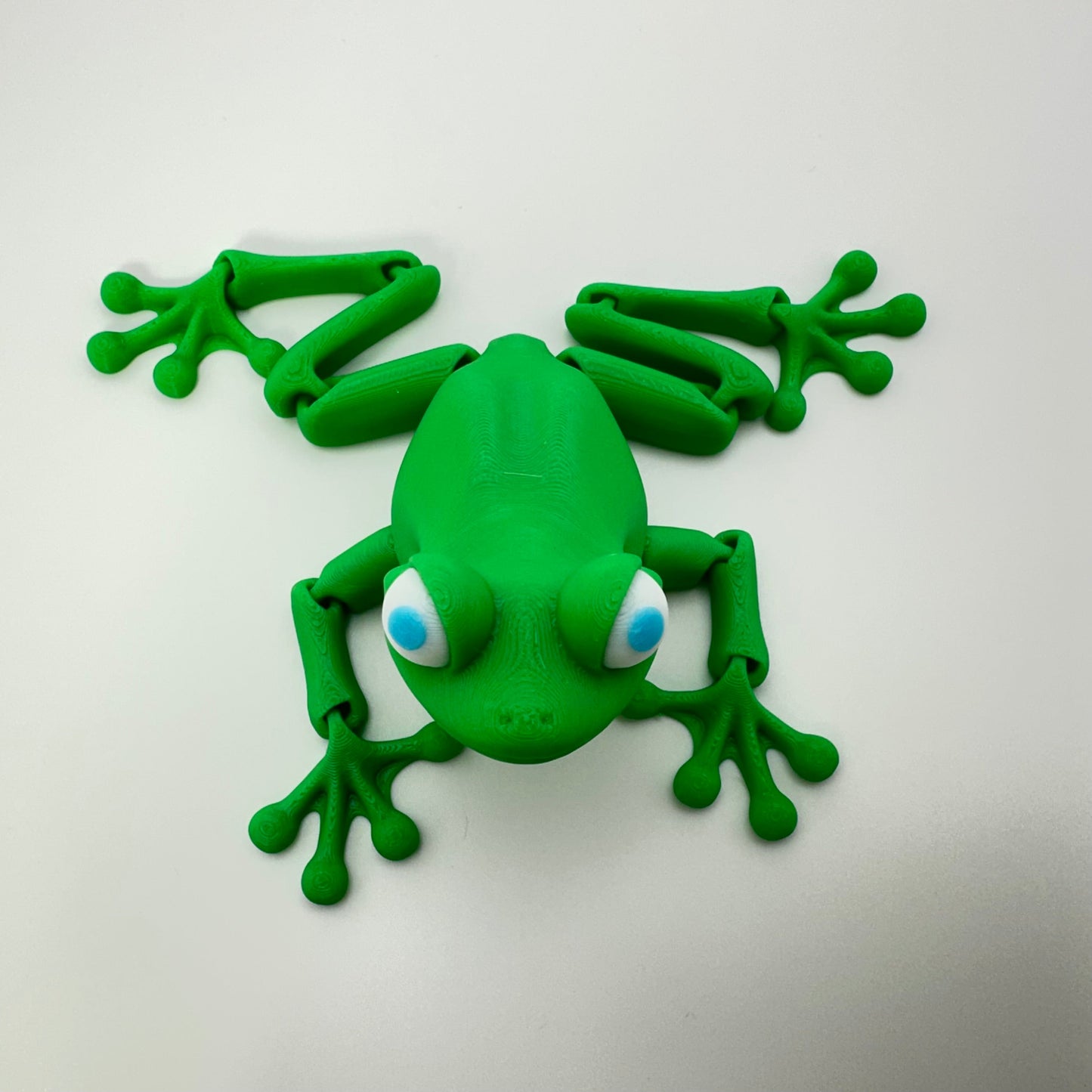 Adorable Articulating Frog Figurine. Choose spotted, or not! Decor Gift Ornaments