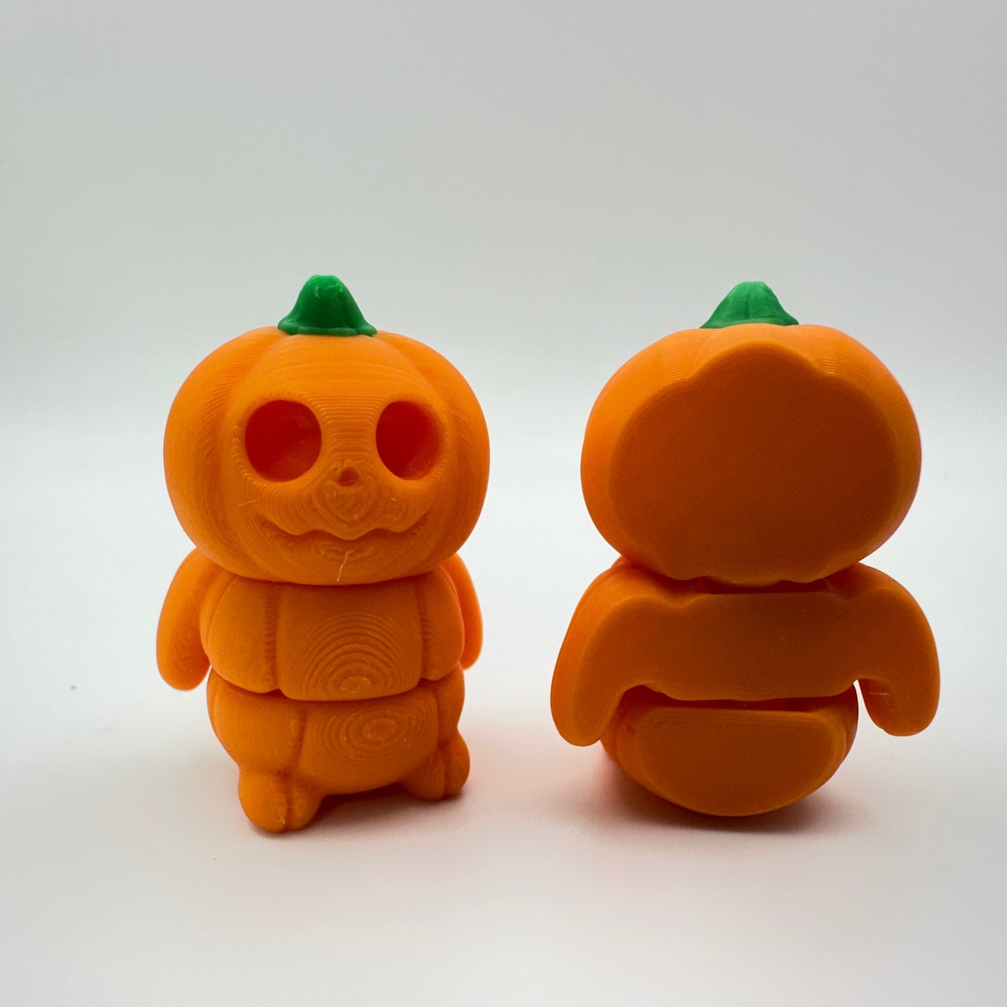 Adorable 3D Printed Baby Pumpkin Head Figurine Decor Halloween