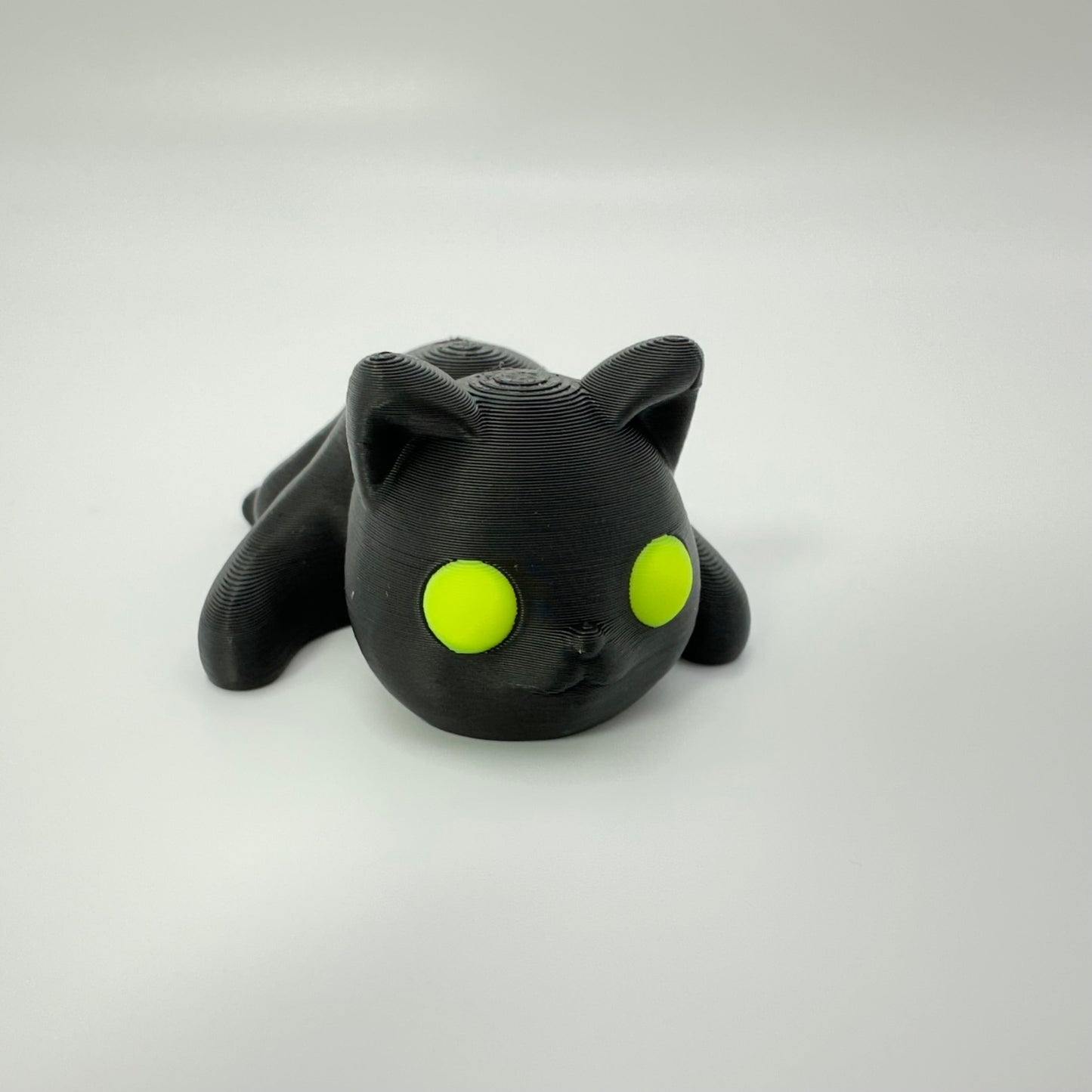 Spooky 3D Printed Black Cat Cutie Figurine Decor Gift Halloween Ornaments Decoration