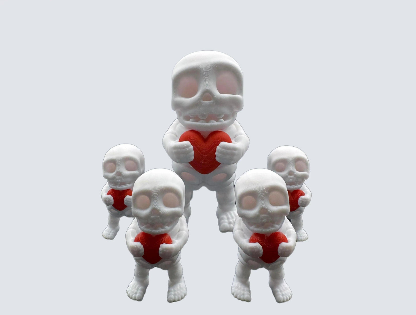 Heart Skeleton 3D Printed Articulating Figure